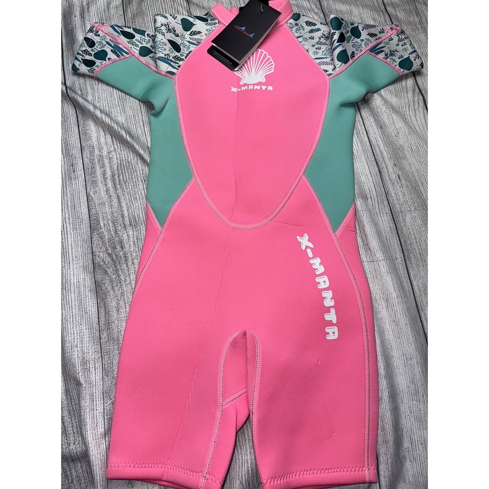 Dive And Sail X-Manta Pink Wet Suit Surfing UV Rash Protector Youth XXL NEW